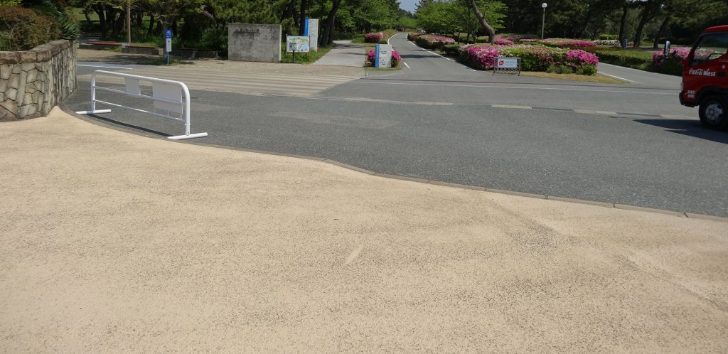 Béton imprimé Bron : béton sable